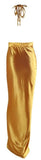Gold Ruched Zipper-Slit Sleeveless Gown - DESIGNER INSPIRED FASHIONS