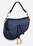 Saddle Calfskin Bag - Blush, Blue, Red