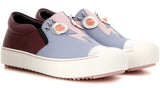 Embellished Leather Sneakers - DESIGNER INSPIRED FASHIONS