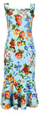 Floral Print Sundress, Blue