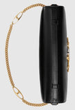 Zumi Smooth Leather Small Shoulder Bag - Black or White