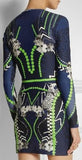 Pop Dress in Fluro Green Print Dress
