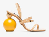 Bahia Leather Sandals - Beige or Black