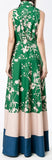 Printed Sleeveless Maxi Dress