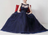 Beaded Sleeveless Layered Gown - DESIGNER INSPIRED FASHIONS