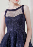 Beaded Sleeveless Layered Gown - DESIGNER INSPIRED FASHIONS