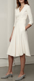 'Diana' Button Detail Midi Dress