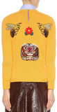 Rhinestone Embroidered Wool Knit Sweater - DESIGNER INSPIRED FASHIONS