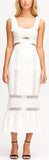 'A Foreign Affair' Midi Dress, White | DESIGNER INSPIRED FASHIONS