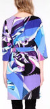 Geometric Abstract Printed Jersey Tunic Dress - DESIGNER INSPIRED FASHIONS