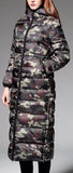 Camouflage Puffer Coat - DESIGNER INSPIRED FASHIONS