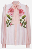 Rose Silk Blouse