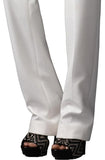 Bootcut White Trousers - DESIGNER INSPIRED FASHIONS