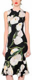 Sleeveless Tulip Print Dress - DESIGNER INSPIRED FASHIONS