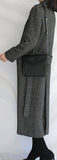 Belted Long Double-Breasted Wool-Cashmere Coat