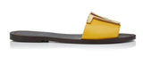 TF Flat Sandals - Yellow, Orange, Black