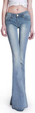 Low-Rise Flared-Leg Jeans - Light or Dark Wash - DESIGNER INSPIRED FASHIONS