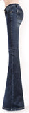 Low-Rise Flared-Leg Jeans - Light or Dark Wash - DESIGNER INSPIRED FASHIONS