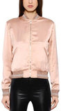 Embellished Satin Bomber Jacket - DESIGNER INSPIRED FASHIONS