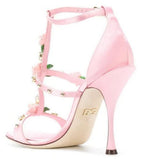 Rose Caged Heel Sandals