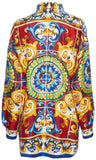 Printed Long-Sleeve Shirt & Pant Set