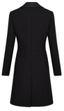 Knee-Length Wrap Coat | DESIGNER INSPIRED FASHIONS