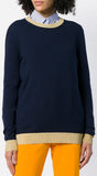 Perfectly Fitted Metallic Trim Sweater
