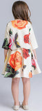 Rose Print Bolero Jacket & Dress Set - DESIGNER INSPIRED FASHIONS