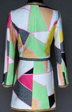 Multicolored Jacket & Skirt Set - DESIGNER INSPIRED FASHIONS