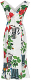 Printed V-Neck Dress