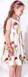 Ice Cream Print Dress - DESIGNER INSPIRED FASHIONS