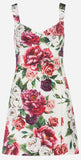 Peony Print Mini Dress