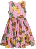 Pineapple Print Dress - DESIGNER INSPIRED FASHIONS