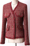 Fringed Tweed Jacket
