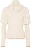 Ribbed-Knit Turtleneck Sweater