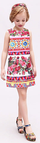 'Mambo' Printed Dress - DESIGNER INSPIRED FASHIONS