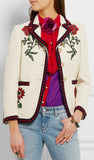 Floral Embroidered Cady Blazer - DESIGNER INSPIRED FASHIONS