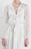 'Oleander' Lattice Silk Dress - DESIGNER INSPIRED FASHIONS