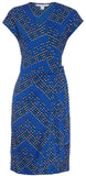'Sascha' Dot-Print Wrap Dress - DESIGNER INSPIRED FASHIONS