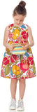 Fruit Print Dress, White or Black - DESIGNER INSPIRED FASHIONS