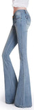 Low-Rise Flared-Leg Jeans - Light or Dark Wash - DESIGNER INSPIRED FASHIONS