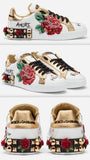 Sneakers In Printed Nappa Calfskin With Applications | DESIGNER INSPIRED FASHIONS