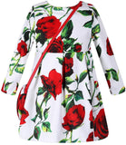 Dress & Handbag Set - ( Multi-Majolica, Blue & White Majolica, Rose Print)