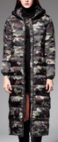 Camouflage Puffer Coat - DESIGNER INSPIRED FASHIONS