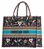 Embroidered Canvas Book Tote Bag | DESIGNER INSPIRED FASHIONS