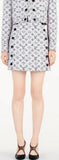 Short A-Line Skirt with Snaps