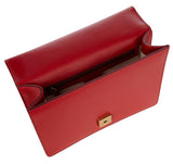 Peony Medium Eye Chain Shoulder Bag Red - DESIGNER INSPIRED FASHIONS