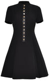 Black Fit and Flare Dress