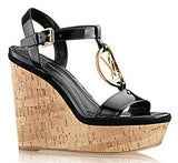 'Carioca' Wedge Sandals, White or Black - DESIGNER INSPIRED FASHIONS