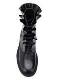 Ruffled Ankle Boots
